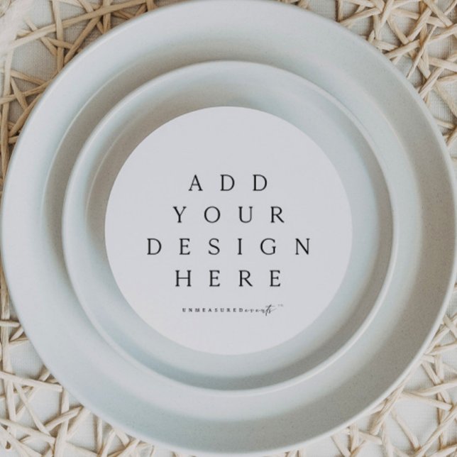 Convites Impressão em Placas Redondas ou Quadradas (Criador carregado)