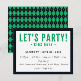 Convites IMPRESSÃO ORDER para Sari - Dylan Lets Party Kids