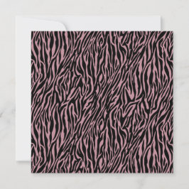 Convites Impressão Zebra Rosa Doce Dezesseis