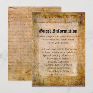 Convites Impressionante da Declaração de Independência d