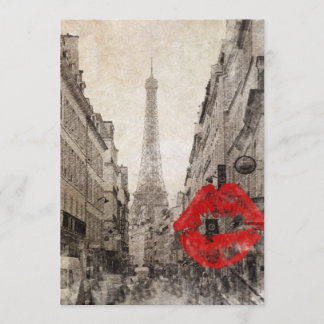 Convites impressionismo Paisagem de outono paris eiffel tor