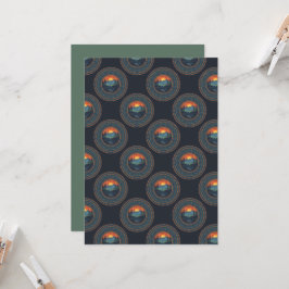 Convites Imprimível Vintage Wilderness Bolinhas Mandala