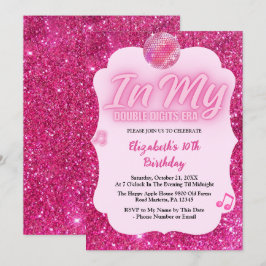 Convites In My Double Digits Era 10th Birthday