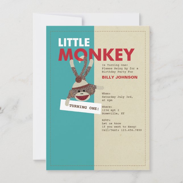 Convites Incêndio de Macaco, Inversão um! (Frente)