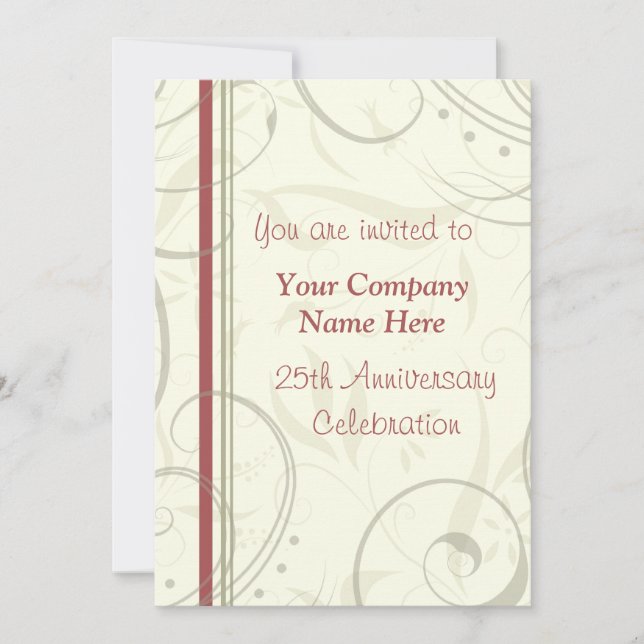 Convites incorporados da festa de aniversário (Frente)