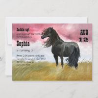 Incrível Horse Watercolor