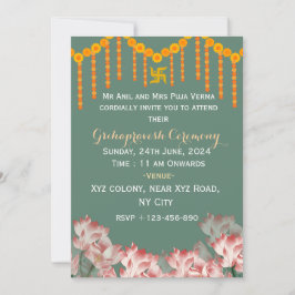 Convites Indian Housewarming Invitations