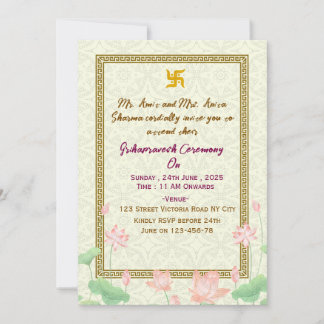 Convites Indian Housewarming Invitations
