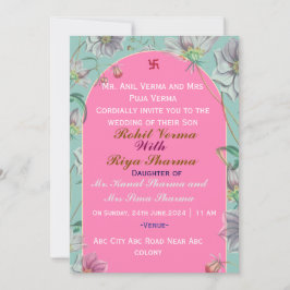 Convites Indian Wedding Invitations