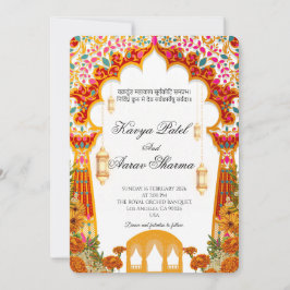 Convites Indian Wedding Invitations for USA