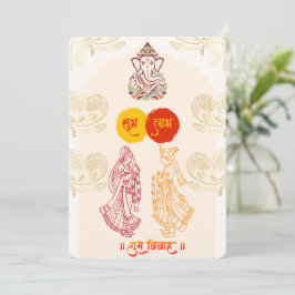 Convites Indian Wedding Invitations for USA