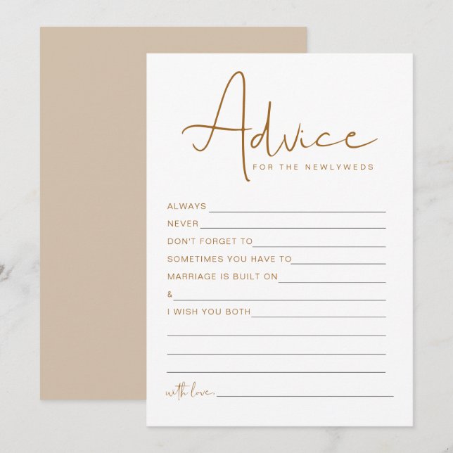 Convites INDIE Boho Beige - Jogo de Novos Conselhos e Desej (Frente/Verso)