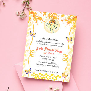 Convites Indígena Hindu Griha Pravesh