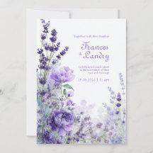 Indigo Purple Watercolor Rose Lavender Bloom