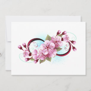 Convites Infinidade com Flores de Flor Sakura
