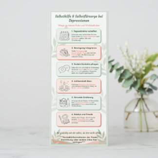 Convites Infoblatt Depressionen für Klienten/Patienten