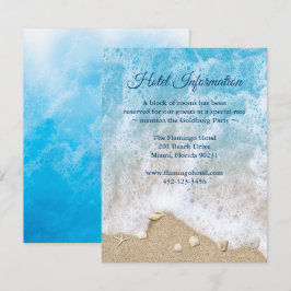 Convites Informações do Hotel Blue Beach Waves Bat Mitzvah