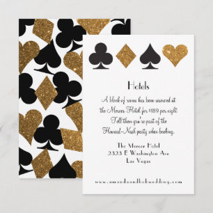 Convites Informações Douradas sobre o Glitter de Destino 