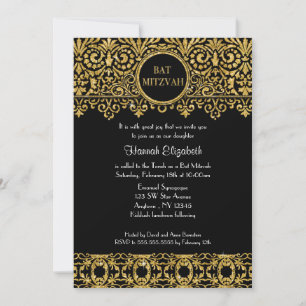 Convites Inglês Manusine Style Art Deco Nouveau Damask