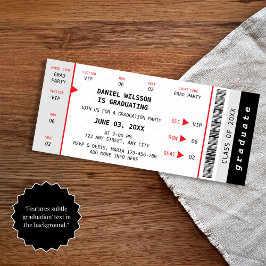 Convites Ingresso de Concerto Turma de 2026 Graduação Moder