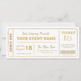 Convites Ingresso de Evento Personalizado, Ingresso Falso d