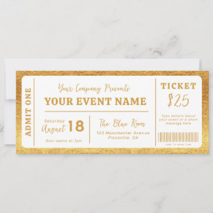 Convites Ingresso de Evento Personalizado Show Ingresso Fal
