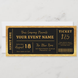 Convites Ingresso de Evento Personalizado Show Ingresso Fal