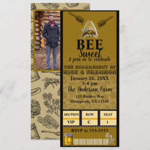 Convites Ingresso para Festa de Aniversário da Colmeia de A