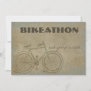 Convites Inibição de Biquatona da Bicicleta Vintage