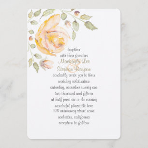 Convites Iniciações Românticas De Casamento Por Aquarela Fl