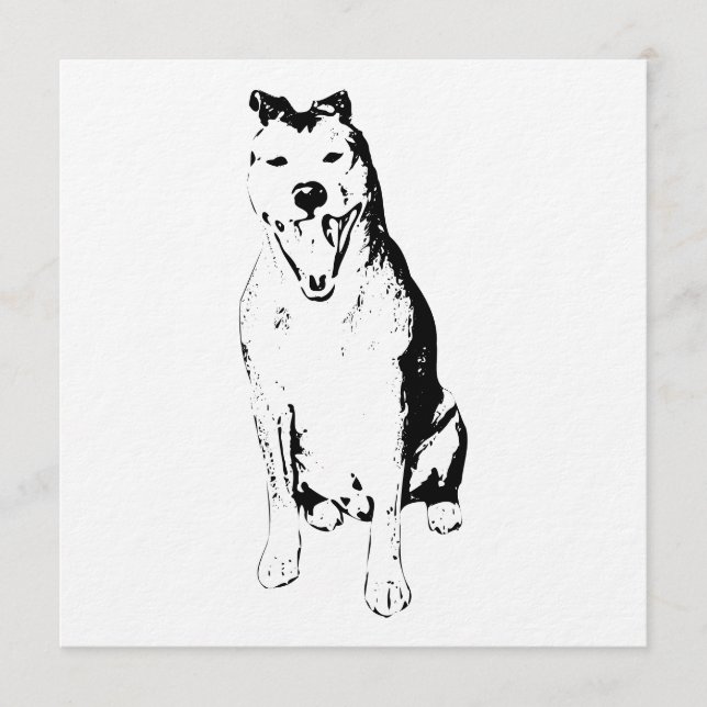 Convites Inkstroke Lively Form (Frente)