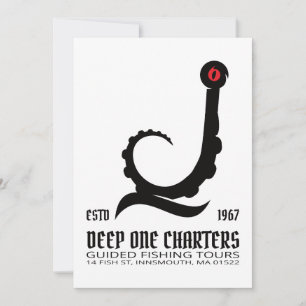 Convites Innsmouth Fisheries Tours Cthulhu Lovecraft