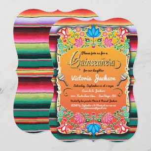 Convites Inquéritos da Fiesta Quinceañera, Dourada do Méxic