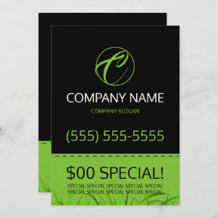 Convites Insecto do cuidado 5x7 do gramado