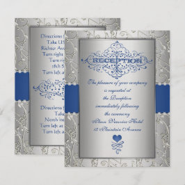 Convites Inserção da Recepção de casamento de Tipografia de