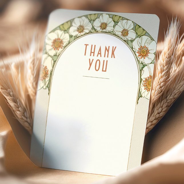 Convites Inserção de Casamento Agradecimento Arte Nova Anti (Criador carregado)