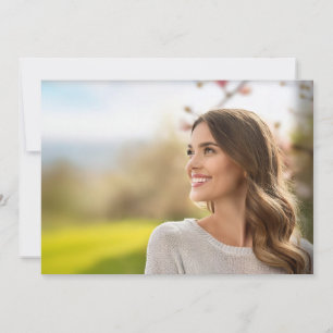 Convites Inserção de Graduação de Foto Somente Design