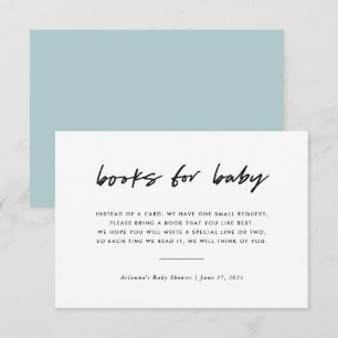 Convites Inserção de Solicitação de Livro Mínima Moderna   