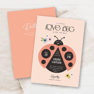 Convites Inseto de amor de mocinha moderna Boho Chá de fral