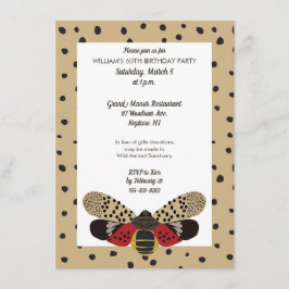 Convites Inseto Lanternfly Personalizado