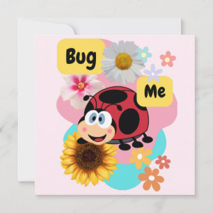 Convites Inseto-me: Ladybug