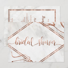 Convites Inspiração moderna de casamento entre cobre e ital