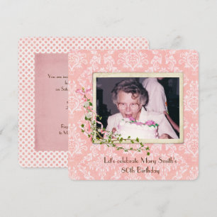 Convites instantâneo antigo na Festa de aniversário de da