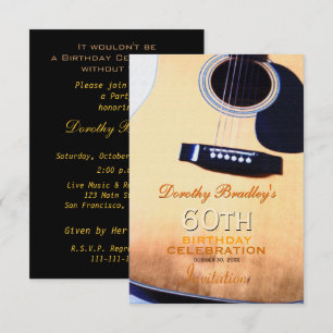 Convites Inv Personalizada de Celebração de Aniversário