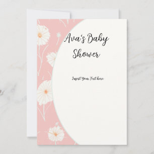 Convites Invasões Planas Rosa Dandelion Puff