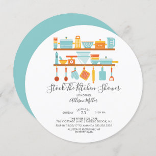 Convites Inventários Do Chá Da Cozinha