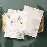Inverno de Onederland Snowman primeiro aniversario