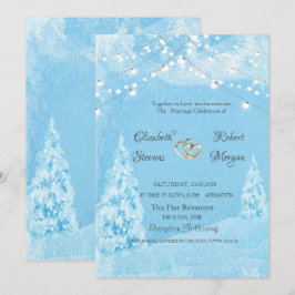 Convites Inverno Maravilhoso, Casamento de Pinheiro