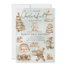 Inverno Onederland Casas de Natal Aniversário