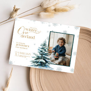 Convites Inverno Onederland Primeiro Aniversário Menino Men